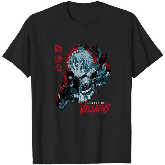 Discover My Hero League of Villains Anime T-Shirt