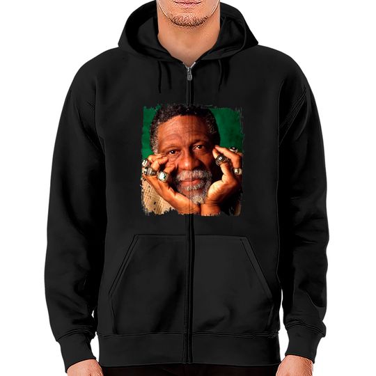 Discover Bill Russell Classic Zip Hoodies