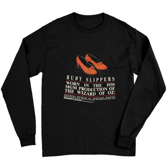 Discover Vintage The Wizard Of Oz Dorothy Ruby Slippers Long Sleeves Made In USA