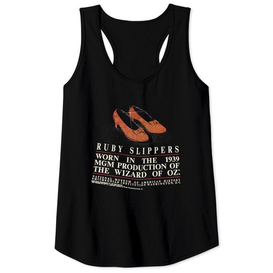 Discover Vintage The Wizard Of Oz Dorothy Ruby Slippers Tank Tops Made In USA