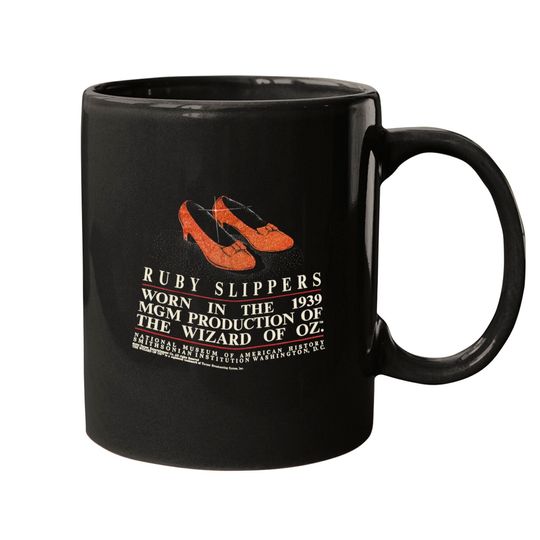Discover Vintage The Wizard Of Oz Dorothy Ruby Slippers Mugs Made In USA