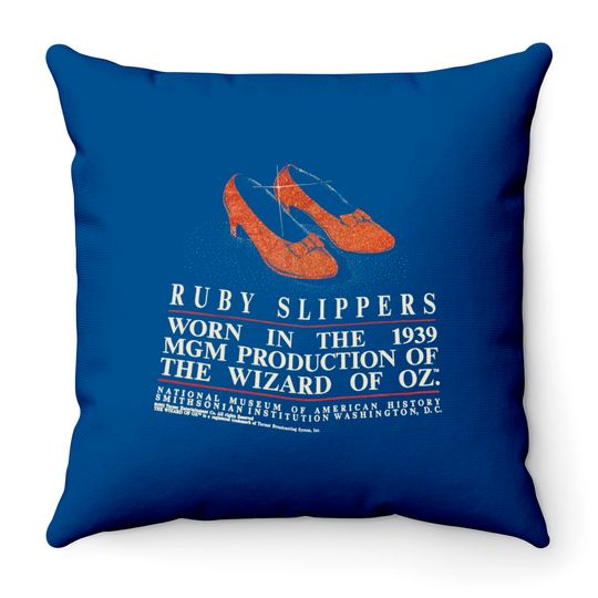 Discover Vintage The Wizard Of Oz Dorothy Ruby Slippers Throw Pillows Made In USA