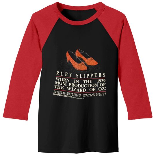 Discover Vintage The Wizard Of Oz Dorothy Ruby Slippers Baseball Tees Made In USA