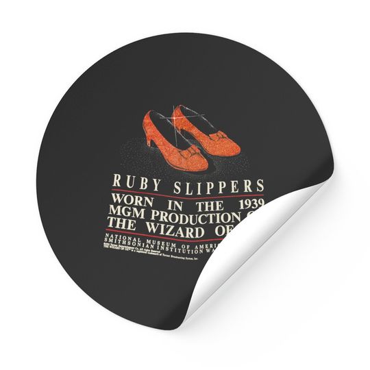 Discover Vintage The Wizard Of Oz Dorothy Ruby Slippers Stickers Made In USA