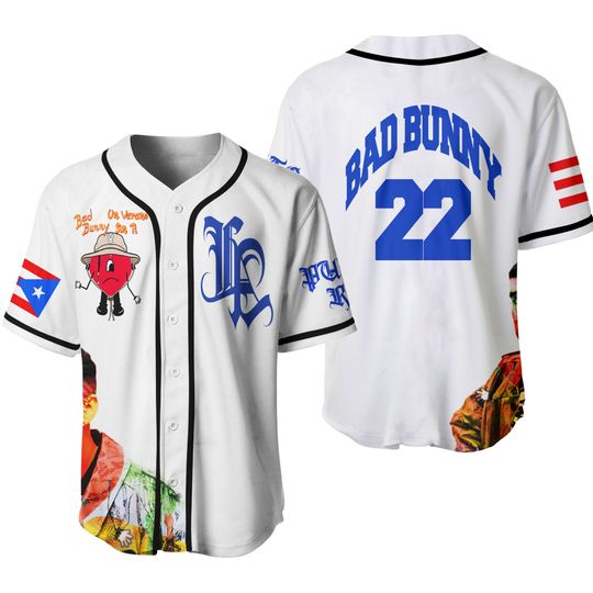 Discover Bad Bunny Un Verano Sin Ti New Album 2022 Baseball Jersey