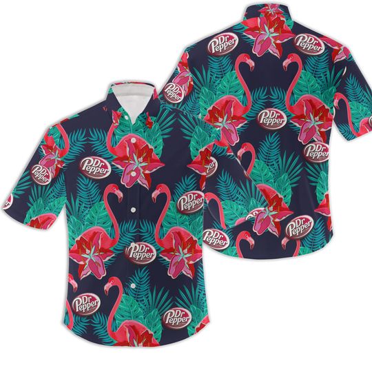 Discover Dr Pepper Hawaiian Shirt
