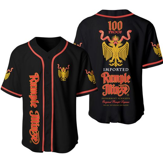 Discover Vintage Rumple Minze Gin Baseball Jersey