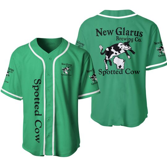 Discover Vintage Spotted Cow Beer Baseball Jersey