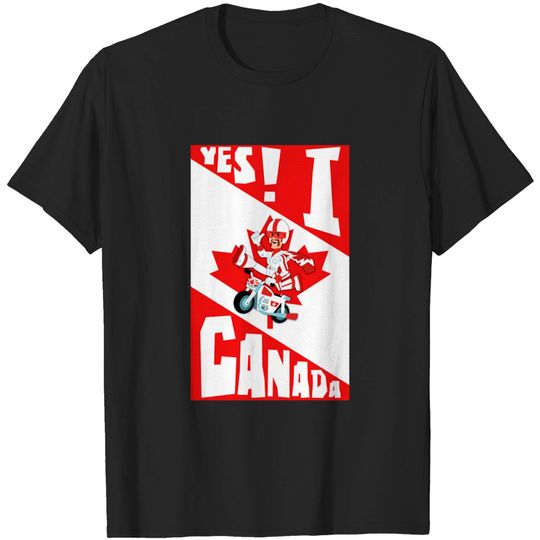 Discover Yes! I Canada - 1 - Duke Caboom Canadian Stuntman - T-Shirt