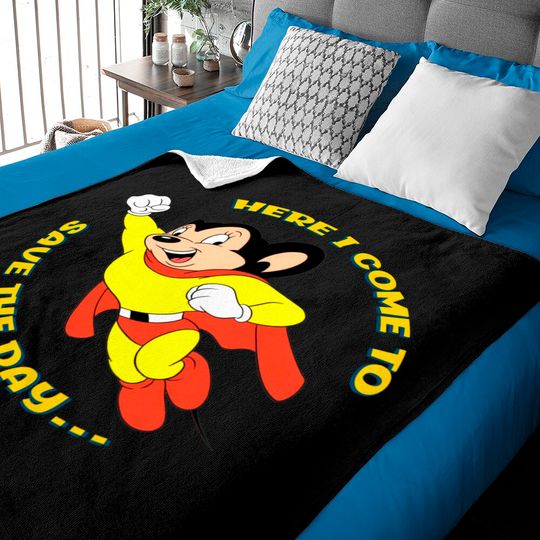 Discover Mighty Mouse Here I Come To Save The Day Classic Baby Blankets