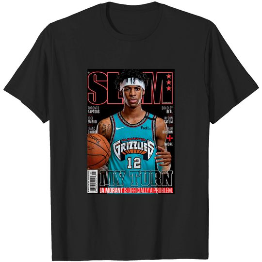 Discover Ja Morant Slam Magazine Inspired Memphis Grizzlies Graphic T-Shirt