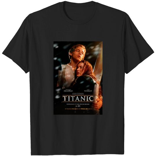 Discover Titanic Movie T-Shirt, Leonardo DiCaprio & Kate Winslet Shirt, Titanic Shirt Gift Fan, Jack And Rose Shirt, 90s Vintage Shirt, Romance Shirt