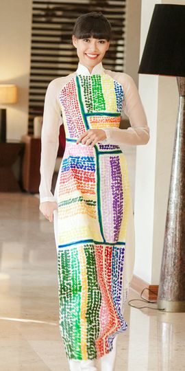Discover Tulips fields from the top Ao Dai Viet Nam