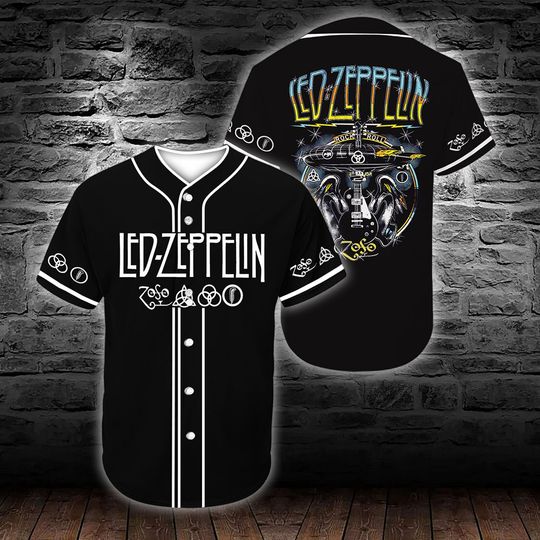 Discover Rockband Baseball Jersey Shirt