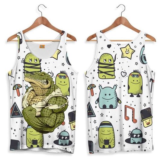Discover Crocodile Tank Top 3D