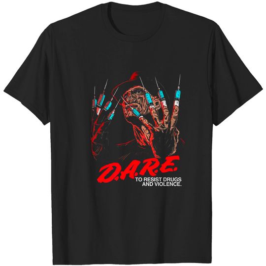 Discover Freddy-Krueger Dare Logo T Shirt