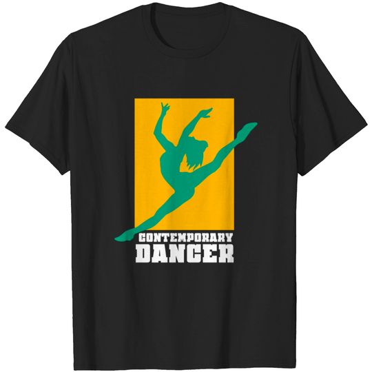 Discover Contemporary Dance Dancing Modern Dancer Ballet T-shirt