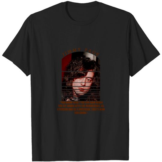 Discover Jimmy page vintage potrait style - Jimmy Page - T-Shirt