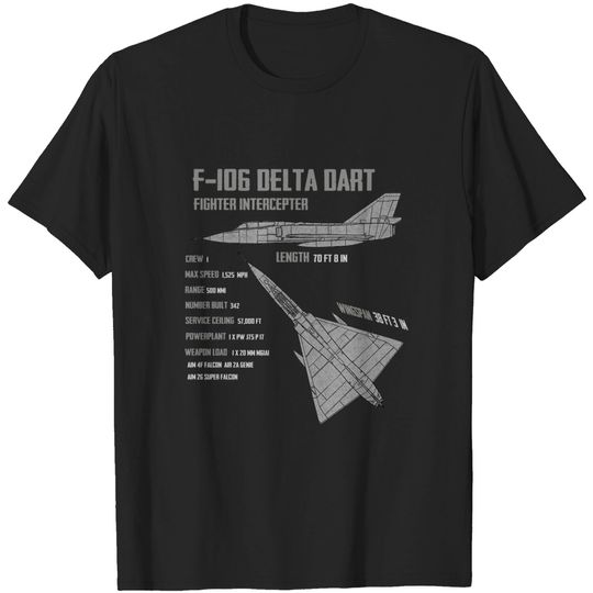 Discover Convair F-106 Delta Dart - F 106 Delta Dart - T-Shirt