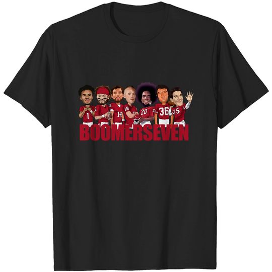Discover SEVEN HEISMAN WINNERS FROM OKLAHOMA - Seven Heisman Winners From Oklahoma - T-Shirt
