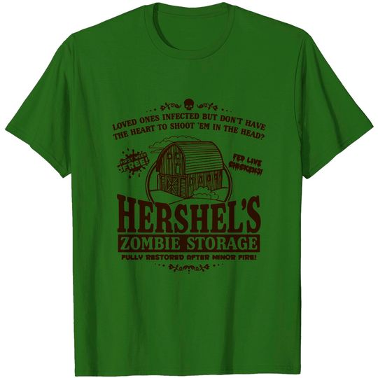 Discover Hershel's Zombie Storage - Hershels Zombie Storage - T-Shirt