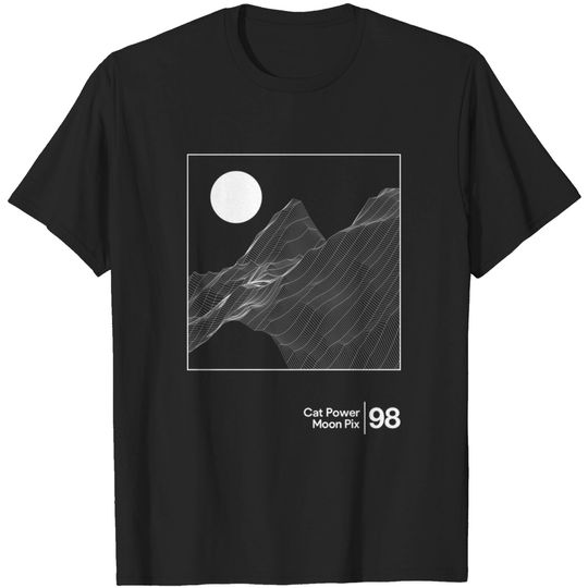 Discover Cat Power - Moon Pix / Minimalist Artwork Design - Cat Power - T-Shirt