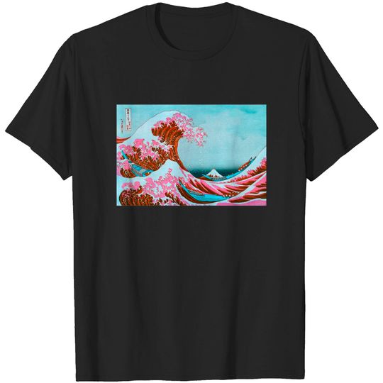 Discover The Great Vapor Wave - Japanese Wave - T-Shirt
