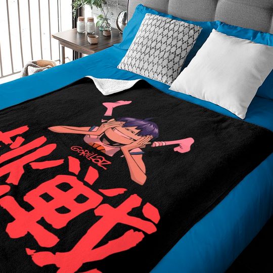Discover vintage style GORILLAZ DARE New Black Baby Blankets