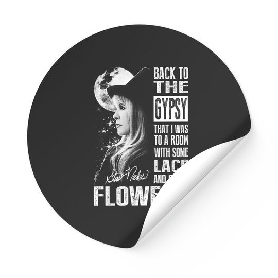 Discover Stevie Nicks Stickers, Back To The Gypsy Sticker Sticker, Stevie Nicks Signature