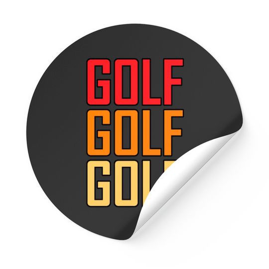 Discover Golf Stickers