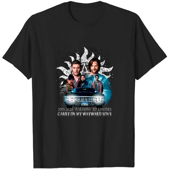 Discover Limited Edition Supernatural Family don't end with Blood 4 W Signed W2 - Limited Edition Supernatural Family Don - T-Shirt