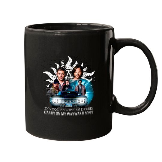 Discover Limited Edition Supernatural Family don't end with Blood 4 W Signed W2 - Limited Edition Supernatural Family Don - Mugs