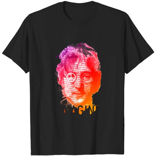 Discover IMAGINE LENNON HIPPIE - Imagine Lennon Hippie - T-Shirt