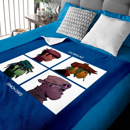 Discover Gorillaz Demon Days Official Baby Blanket Baby Blankets