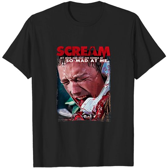 Discover Scream 1996 Movie T-shirt. Stu - Matthew Lillard