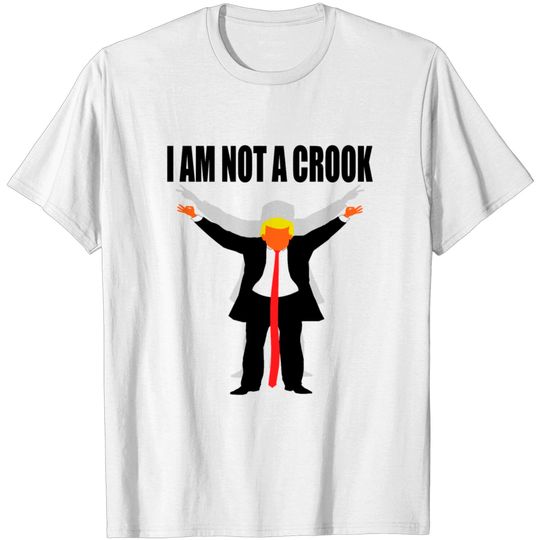 Discover I am not a crook trump nixon T-shirt