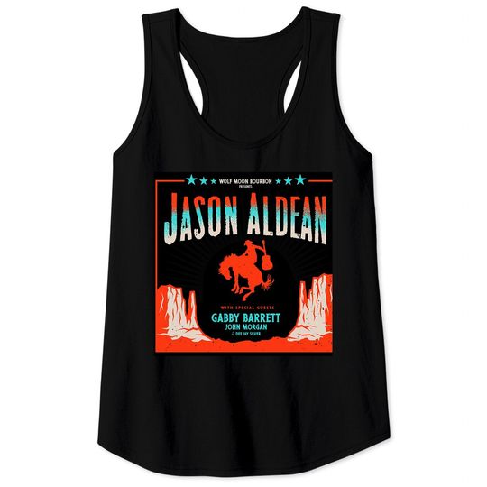 Discover jason aldean cowboy tour 2022 Tank Top