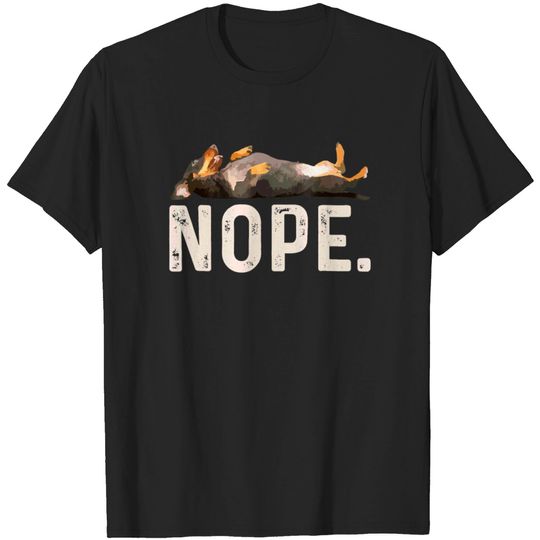 Discover Nope Lazy Dachshund T-shirt