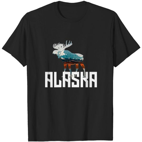 Discover Moose Alaska Shirt Last Frontier Alaska Shirt Bear T-shirt