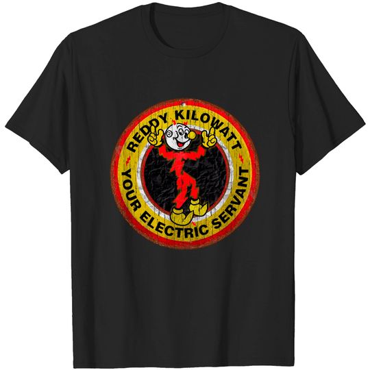 Discover Vintage - Reddy Kilowatt - Your Electric Servan - Reddy Kilowatt - T-Shirt