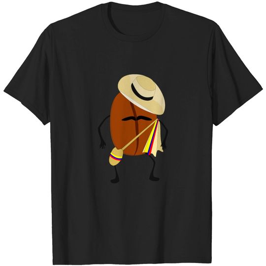 Discover grano de cafe colombiano T-shirt