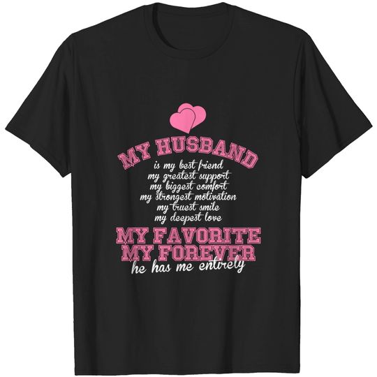 Discover My Husband Is T-shirt