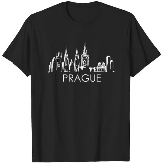 Discover Prague Skyline T-shirt
