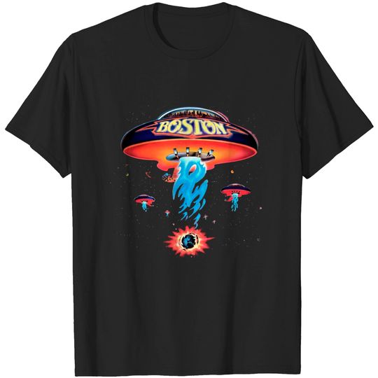 Discover Boston Band t Shirt Classic Back Rock T-Shirt