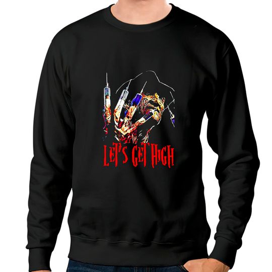 Discover Let's go Photo Freddy Krueger Horror 80s Scary Halloween Movie Character Sweatshirt Personalized Gift Long Hoodie for Men Women Black