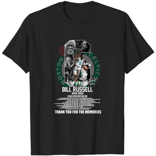 Discover Bill Russell Legend T-shirt