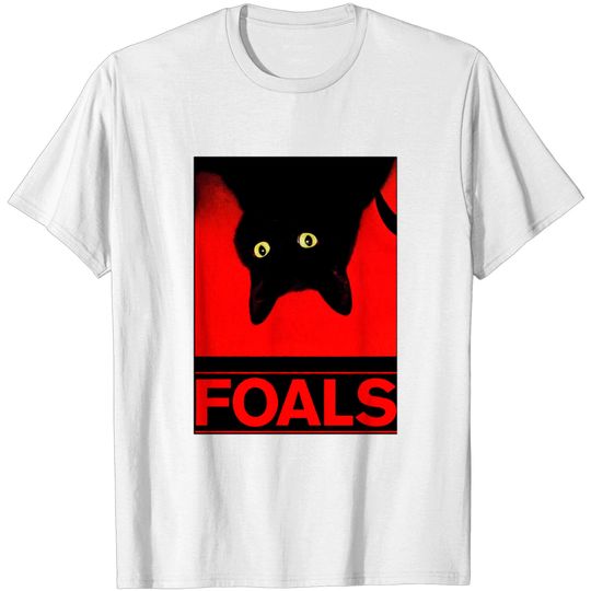 Discover FOALS Black Cat Tour T-shirt