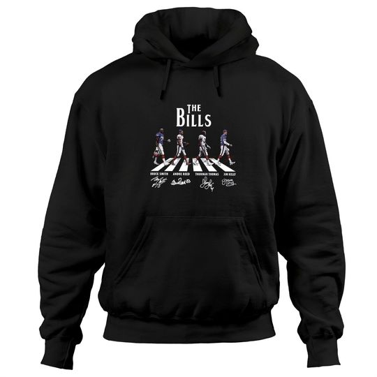 Discover The Bills Abbey Road Signatures Hoodies
