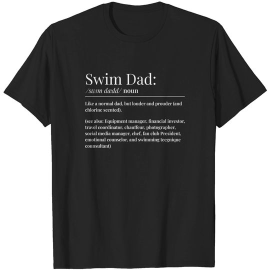 Discover Swim Dad Shirt | Gift for Swimmer Dad Tshirt