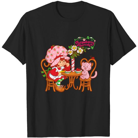 Discover strawberry shortcake and cat - Strawberry Shortcake - T-Shirt